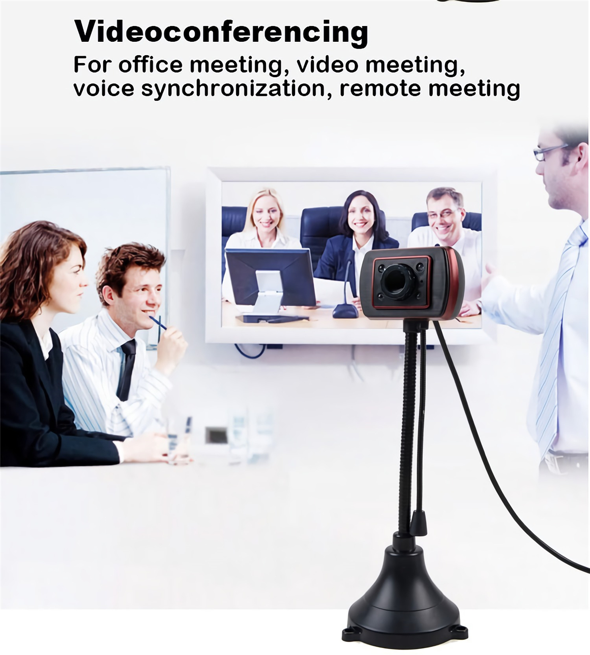 S620480PHDWebcamCMOSUSB20WiredComputerWebCameraBuilt-inMicrophoneCameraforDesktopComputerNotebookPC-1891978-4