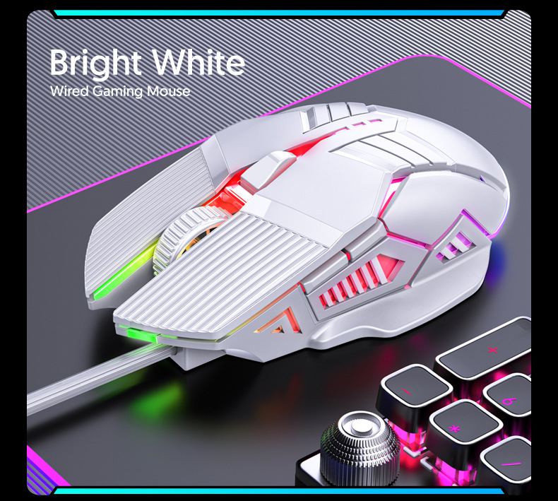 S800WiredGamingMouseUSBComputerMouse3200DPIErgonomicGamingRGBMause6ButtonLEDSilentMiceforPCLaptopGam-1979205-12