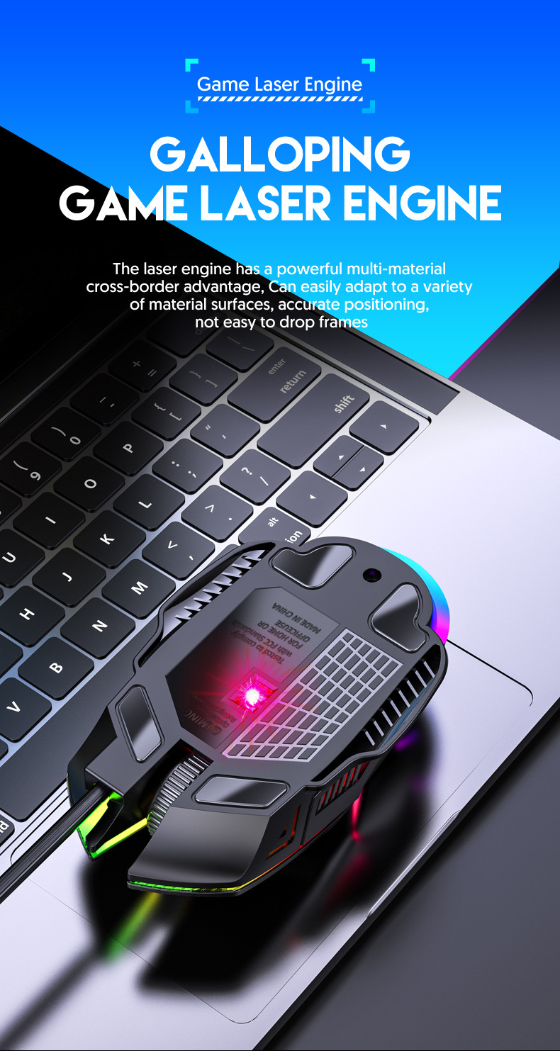 S800WiredGamingMouseUSBComputerMouse3200DPIErgonomicGamingRGBMause6ButtonLEDSilentMiceforPCLaptopGam-1979205-10