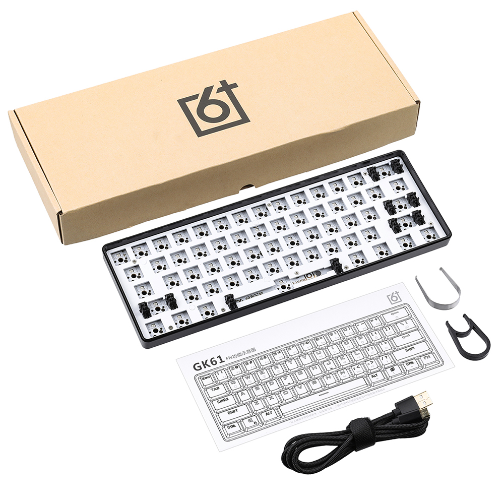 SKYLOONGGK61XGK61XSKeyboardKitHotSwappable60RGBWiredbluetoothDualModePCBMountingPlateCaseKeyboardCus-1982963-9