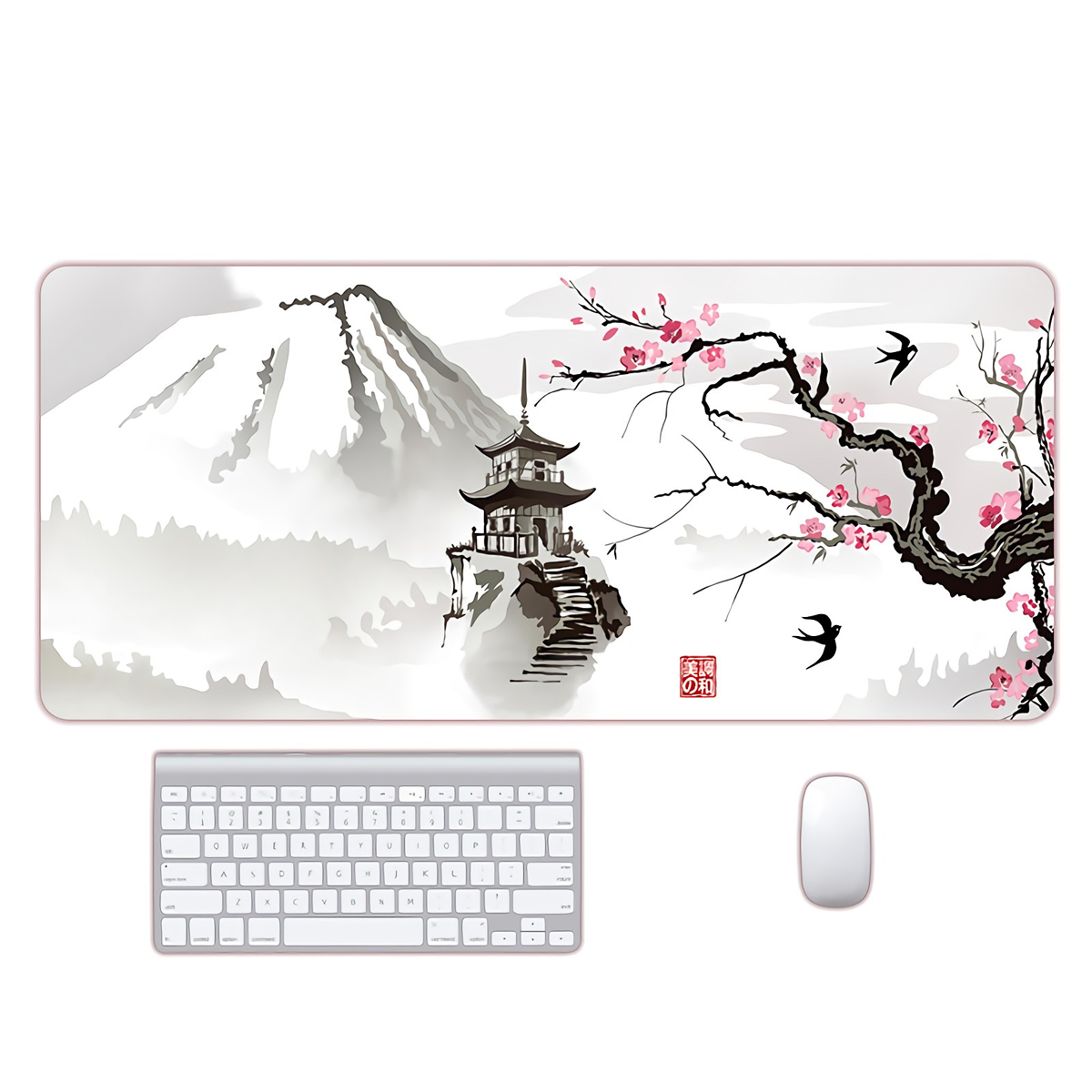 SimplicityLargeMousePadAnti-slipRubberGamingKeyboardPad8003002mmDesktopTableProtectiveMatforHomeOffi-1977494-3