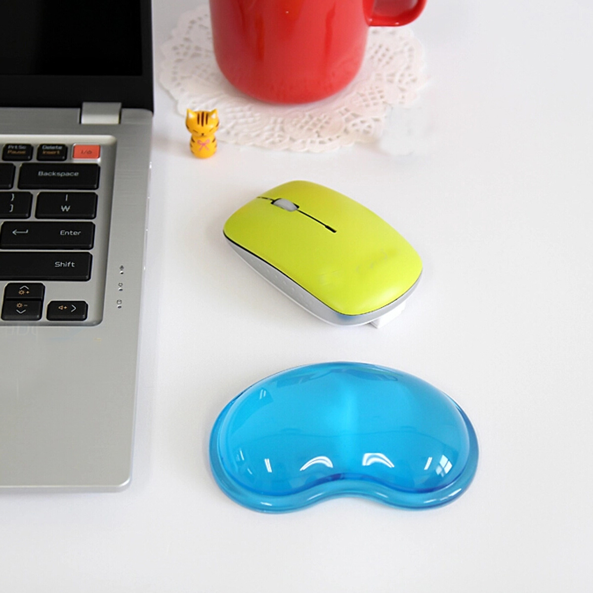 TransparentSiliconeMousePadGelWristRestWristSupprtHandRestforHomeOfficeDesktopPCComputer-954040-6