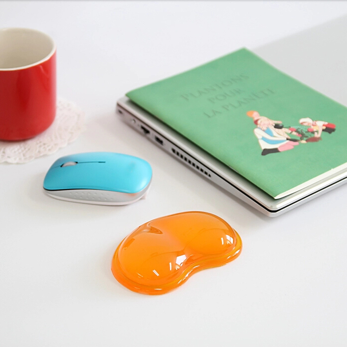 TransparentSiliconeMousePadGelWristRestWristSupprtHandRestforHomeOfficeDesktopPCComputer-954040-7