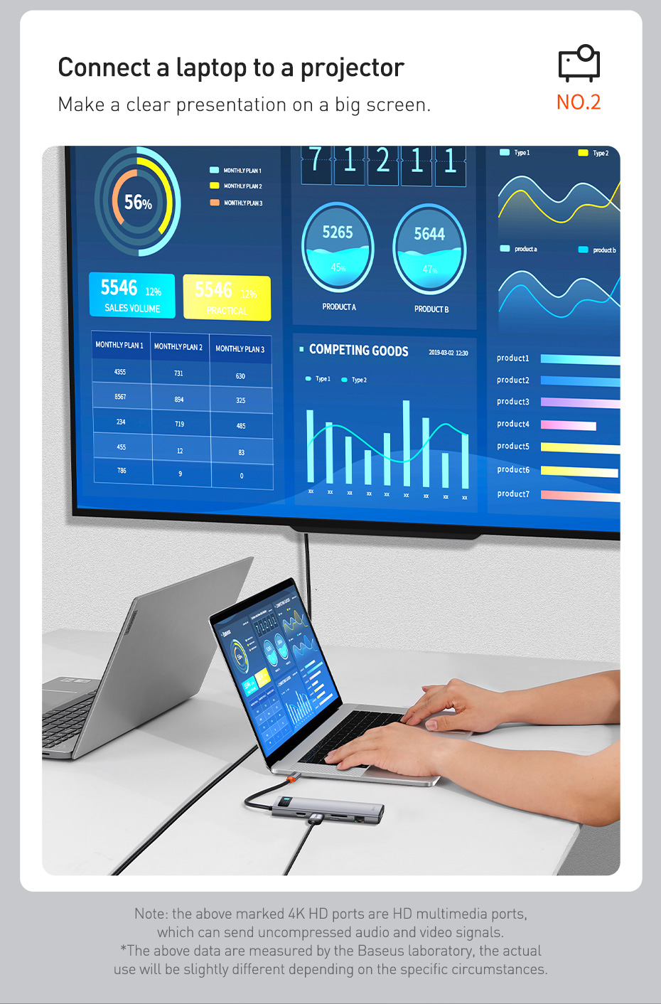 TripleDisplayBaseus11-In-1MSTUSBType-CHubDockingStationAdapterWithDual4KHDMIHDDisplay1080PVGA100WUSB-1872792-11