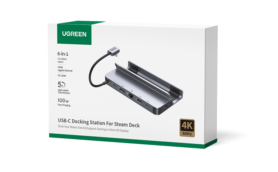 UGREEN6-in-1USB-CDockingStationtoHDMI4K60HzRJ45PD100WChargerDockforSteamDeckROGAllyMacBookPCUSBAC30H-1997036-16