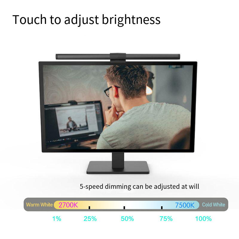 USBComputerMonitorLightBar2700K-7500KDimmingScreenHangingRGBAtmosphereFillLightEyeProtectionSuppleme-2013145-7