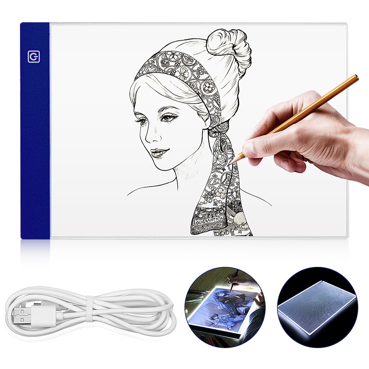 UltraThinA4LEDLightPadArtistUSBLEDDrawingBoardPadCopyTablePaintingDrawingWritingBoard-1758438-2