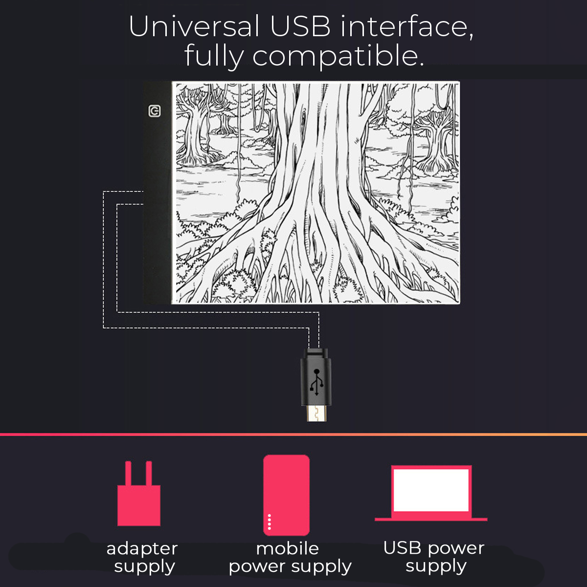 UltraThinA4LEDLightPadArtistUSBLEDDrawingBoardPadCopyTablePaintingDrawingWritingBoard-1758438-5