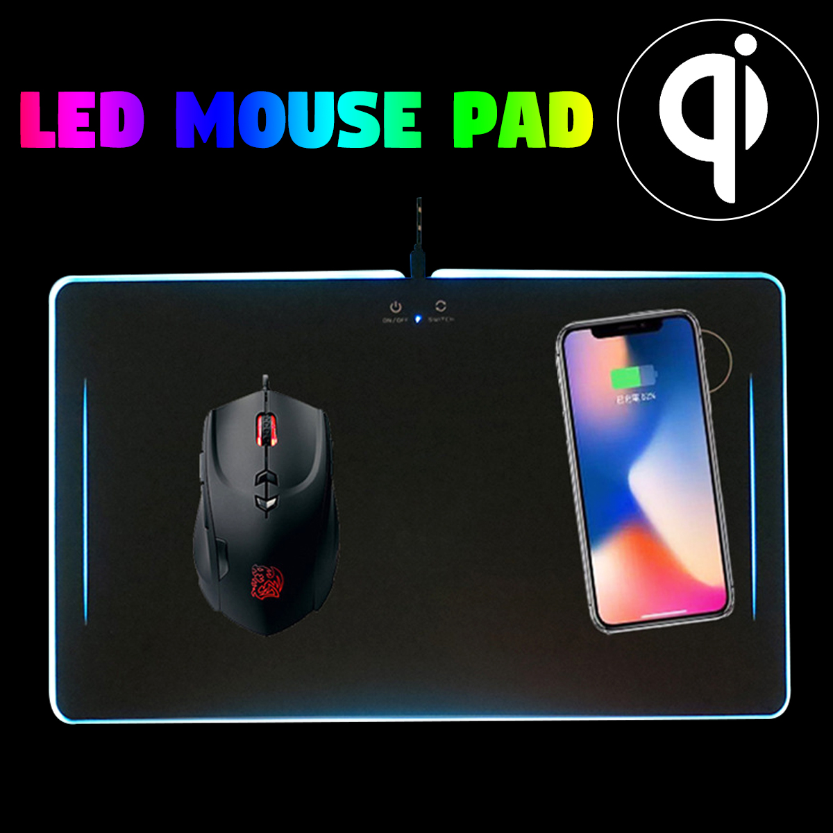 WirelessChargingRGBMousePadResinSurface42025565mmLuminousE-sportsMousePad-1970776-11
