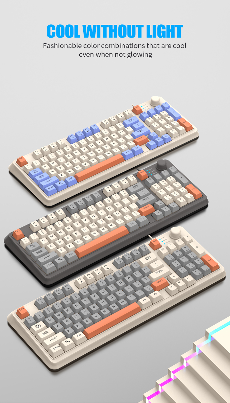 XUNSVFOXK8294KeysWiredGamingKeyboardThreeColor-blockLuminousMechanical-feelStation19-keypunchlessGam-1993858-11