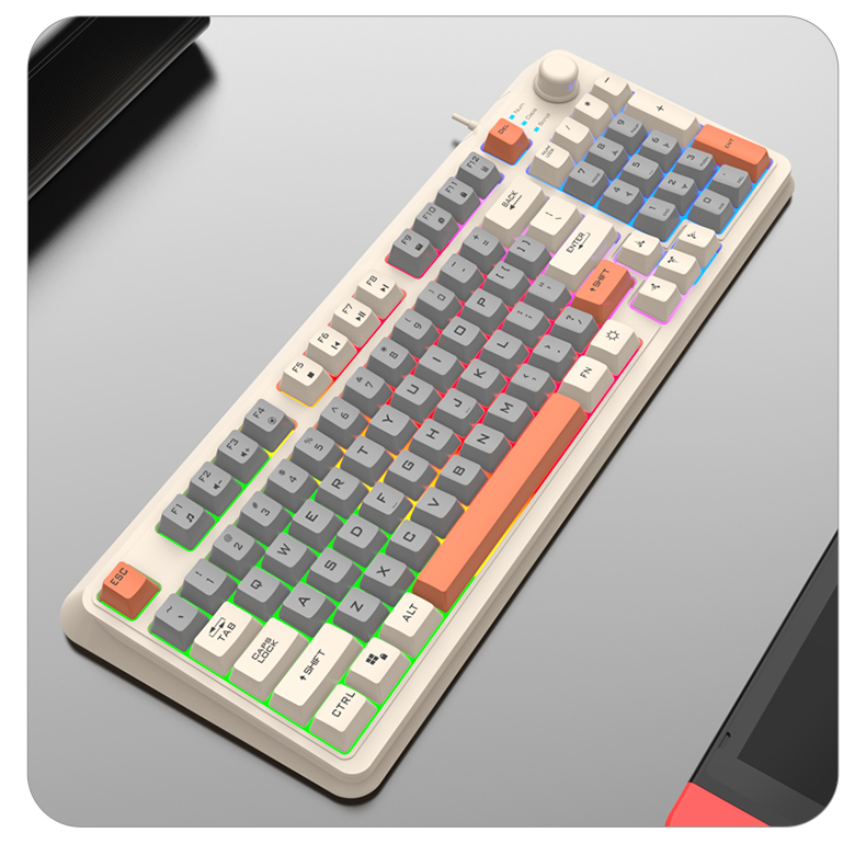 XUNSVFOXK8294KeysWiredGamingKeyboardThreeColor-blockLuminousMechanical-feelStation19-keypunchlessGam-1993858-15