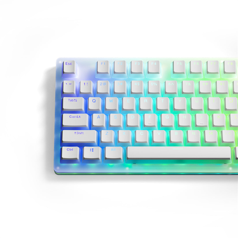 XVXWomierK87Pro87KeysTKLAcrylicMechanicalGamingKeyboardHotSwappablePBTPuddingKeycapGateronRedSwitche-2003258-5