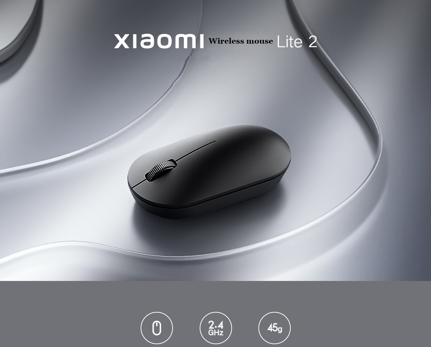 XiaomiLite2WirelessMouse24GHz1000DPIErgonomicOpticalPortableComputerMouseEasytoCarryGamingMouses-1988618-2