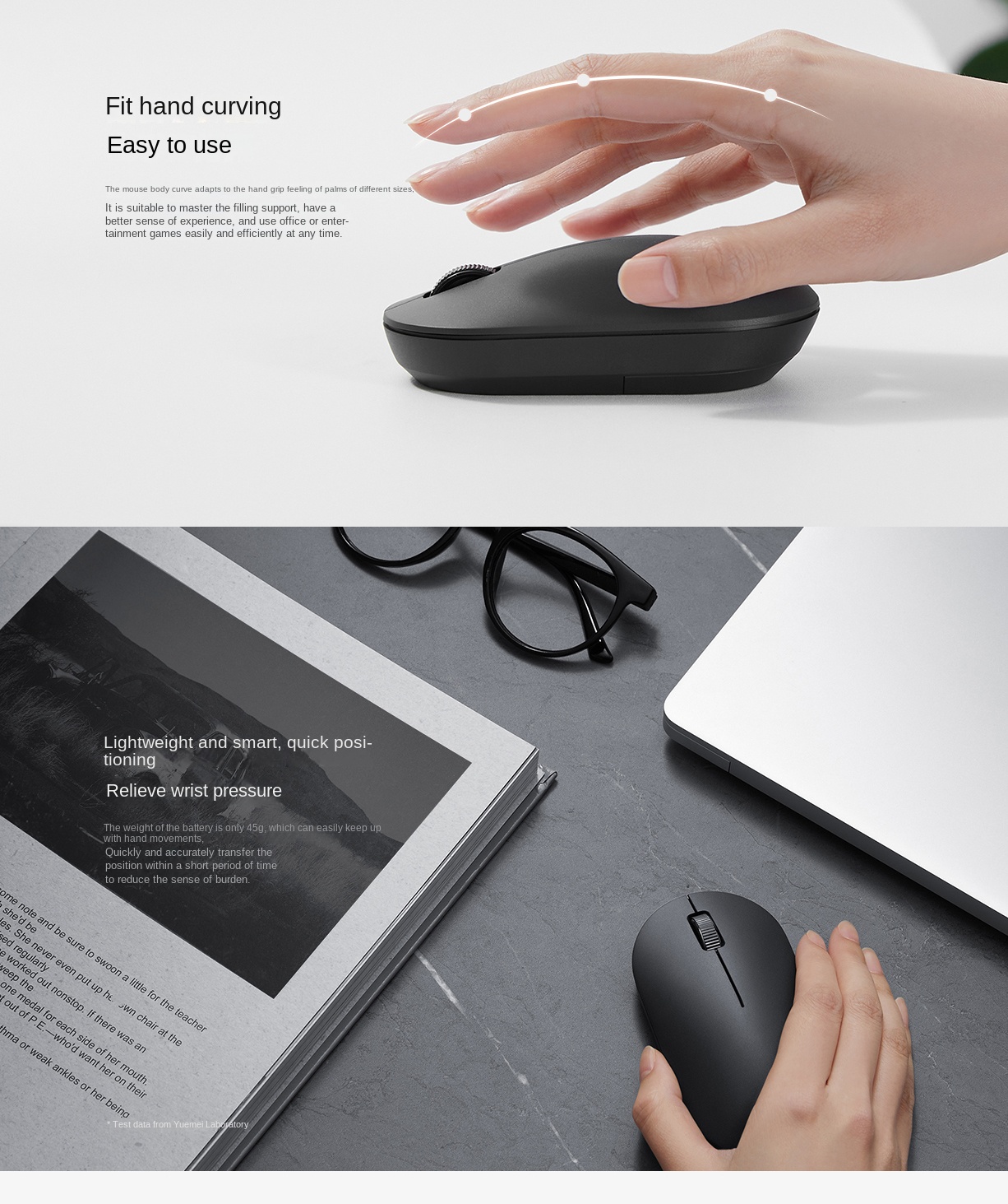 XiaomiLite2WirelessMouse24GHz1000DPIErgonomicOpticalPortableComputerMouseEasytoCarryGamingMouses-1988618-4