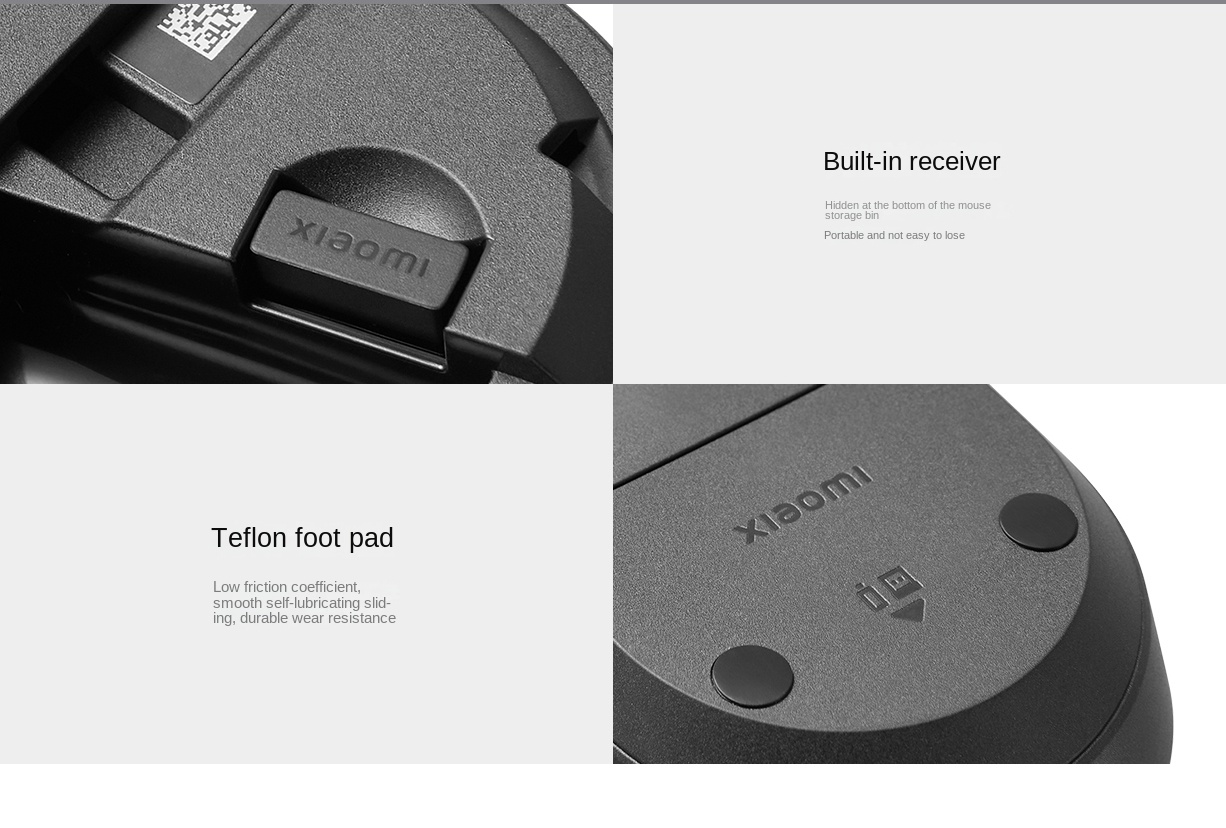 XiaomiLite2WirelessMouse24GHz1000DPIErgonomicOpticalPortableComputerMouseEasytoCarryGamingMouses-1988618-8