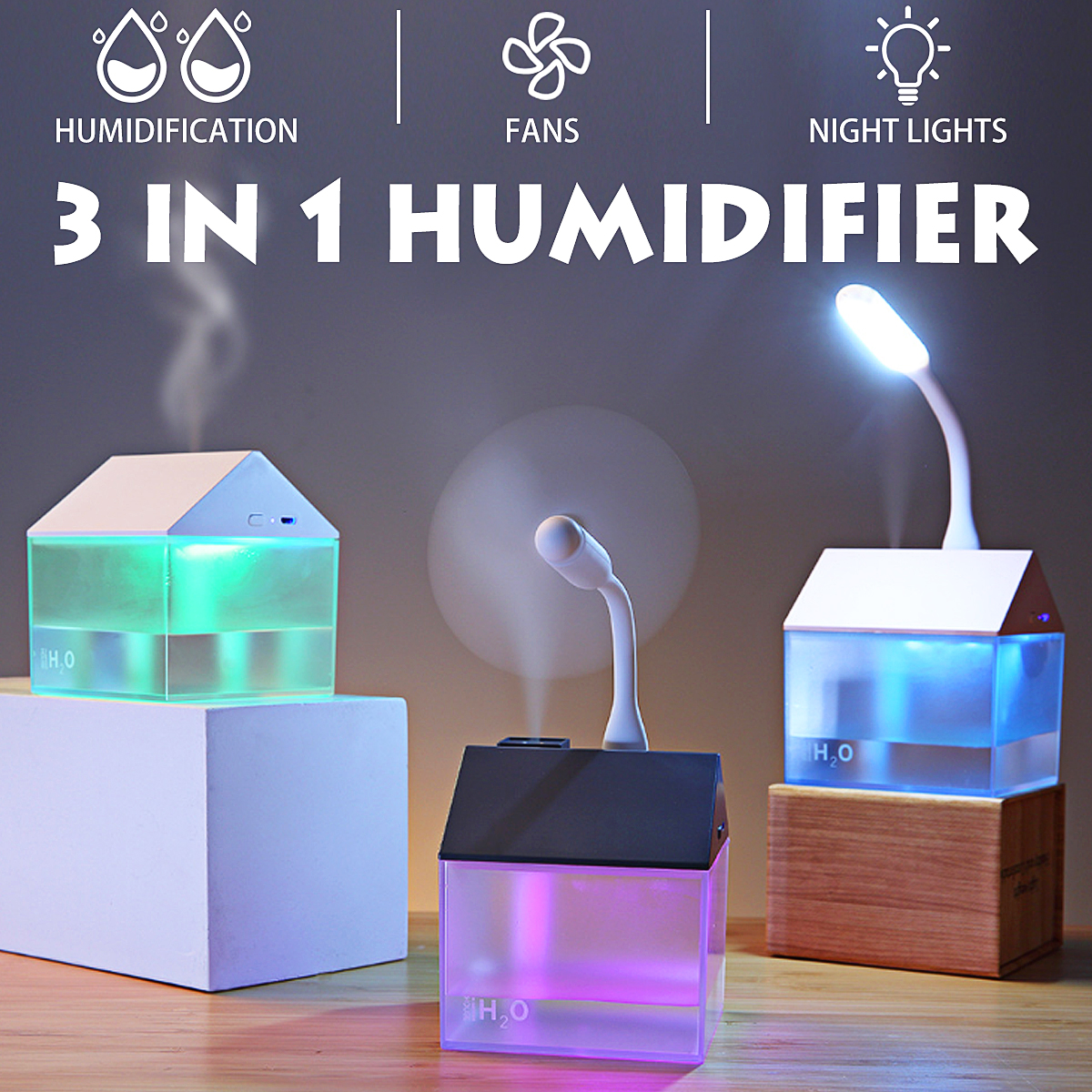 250ml3In1USBAirHumidifierCoolMistMakerAromaOilDiffuserColorLEDLampPurifier-1626661-1