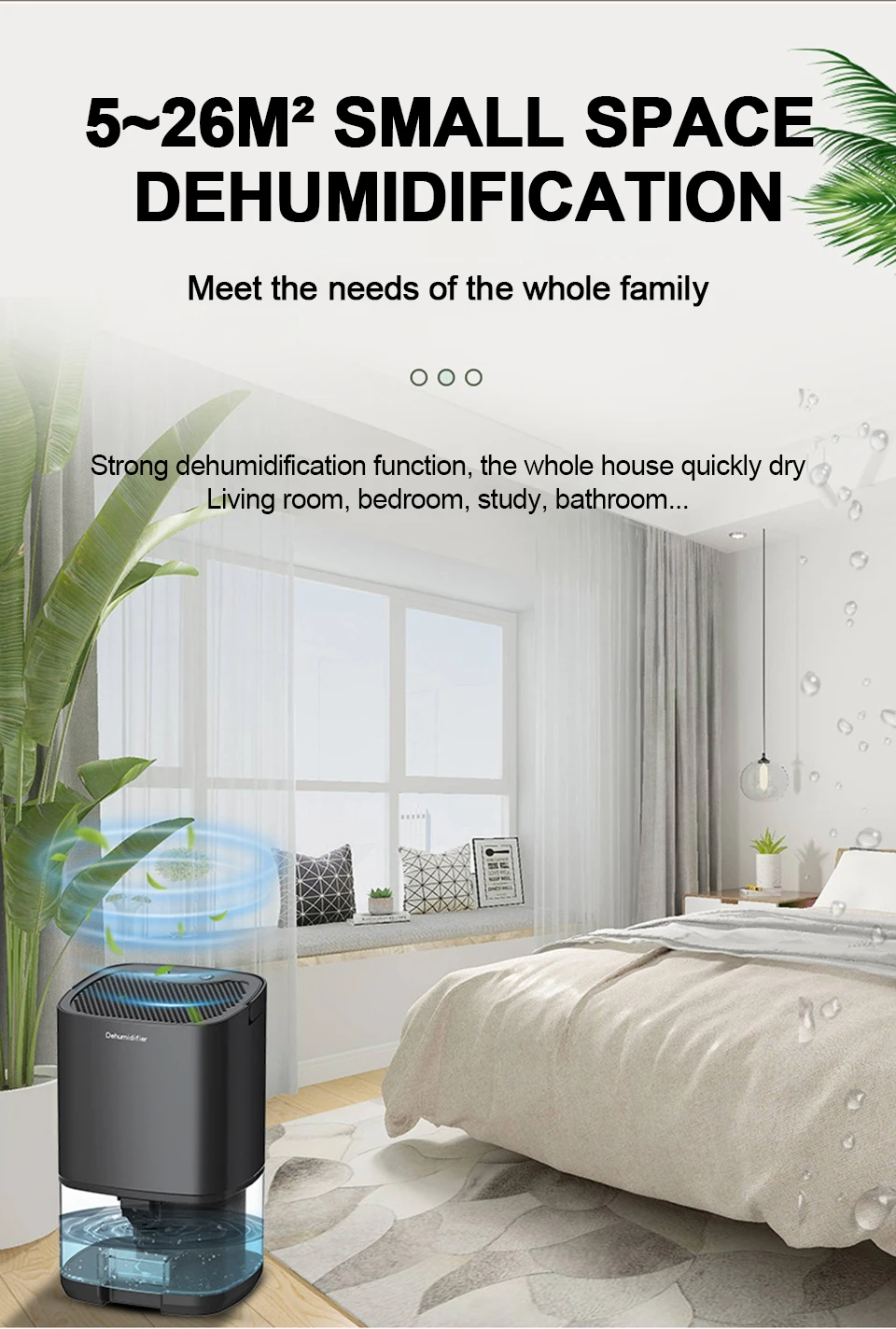 2In1SmartElectricPortableHomeElectricCoolAirDryerPortable1LLargeCapacityDehumidifierAirDryerwithColo-2008705-3