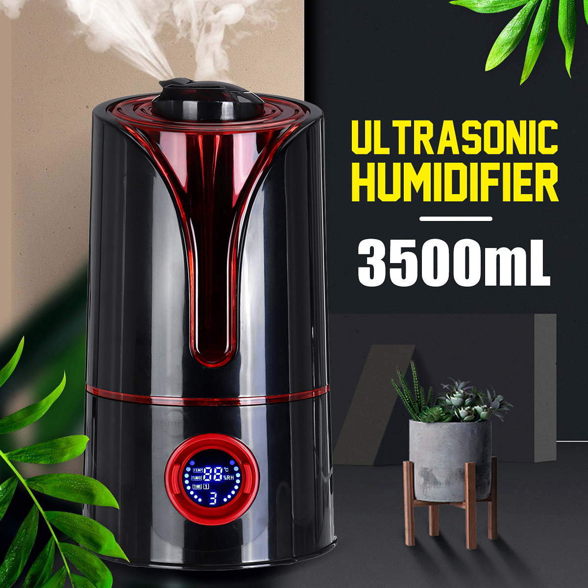 35LUltrasonicElectricLEDAromaHumidifierAirPurifierAromatherapyDiffuser-1621189-1