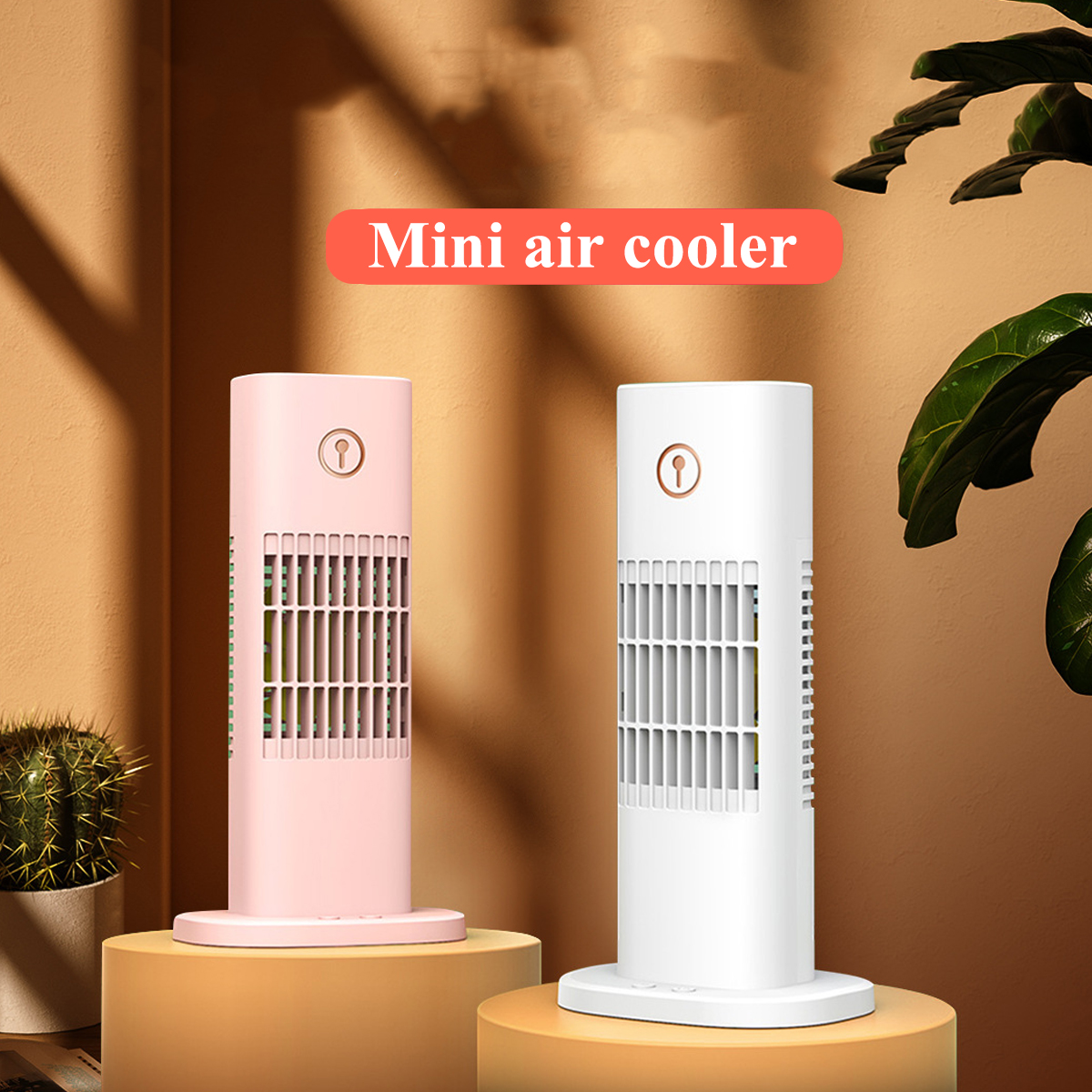 Bakeey3GearMiniWaterCoolingFanSprayHumidificationPortableAirCoolerTableFan-1837572-7