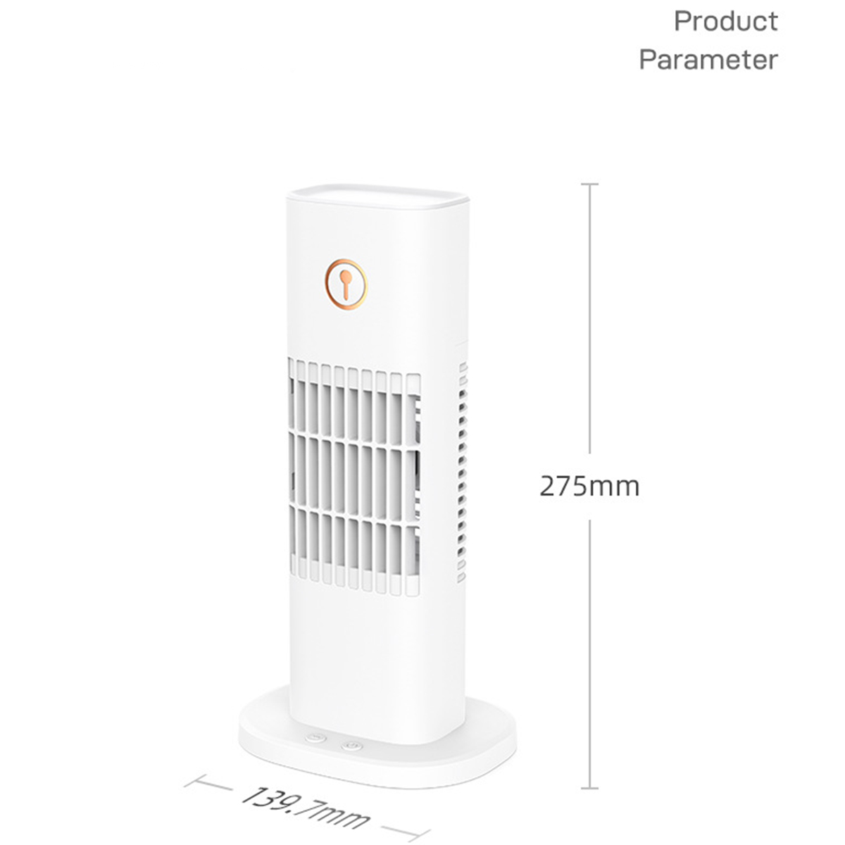 Bakeey3GearMiniWaterCoolingFanSprayHumidificationPortableAirCoolerTableFan-1837572-9