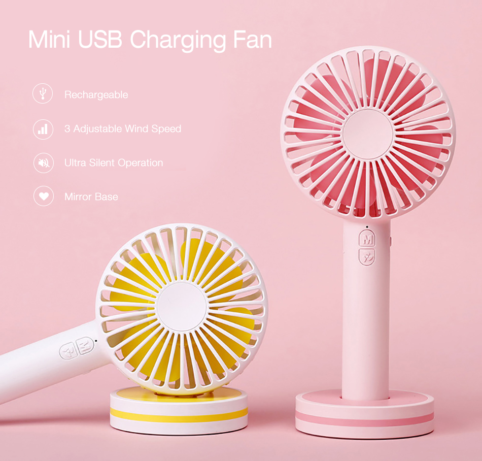 PortableCreativeMacaronDesignUSBRechargeable2ModesDesktopHandheldFanwithMirrorBase-1345774-1