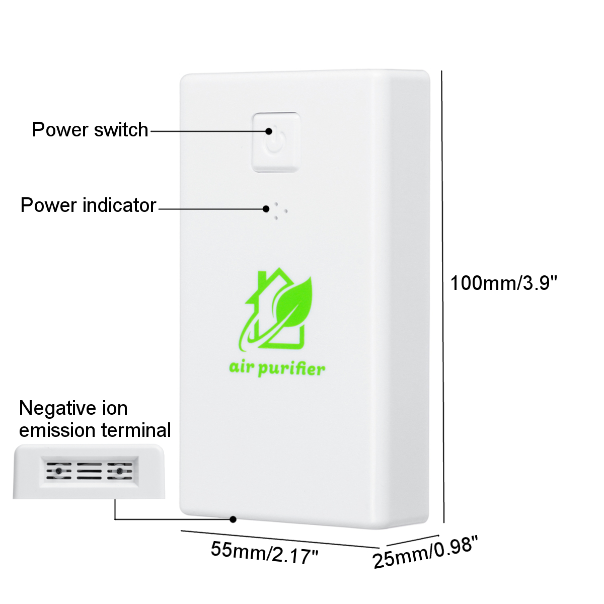 PortablePlug-inAirPurifierNegativeIonAirPurificationRemoveFormaldehydeDustEliminateOdorLowNoiseEnerg-1835239-8