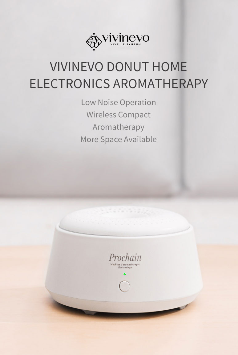 VIVINEVO45WMiniDonutElectronicHomeAromaDiffuserwith650mAhLithiumBatteryFlowerFragrance-1547173-1