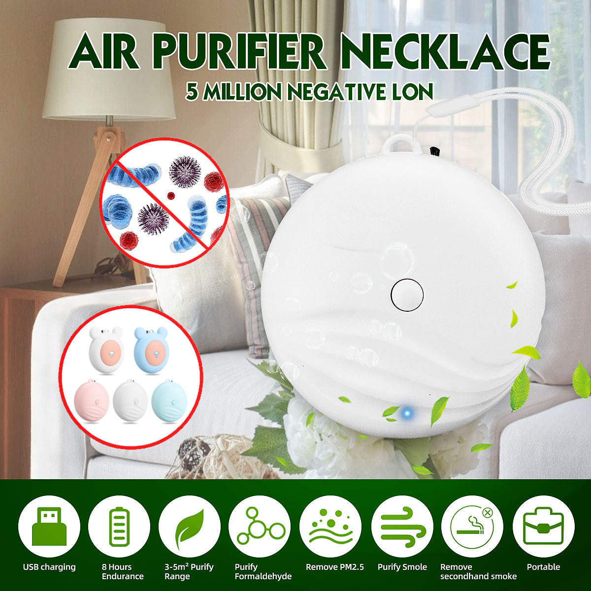 WearableNecklaceAirPurifierMiniPortableNoiseLowNegativeIonGenerator-1693665-1