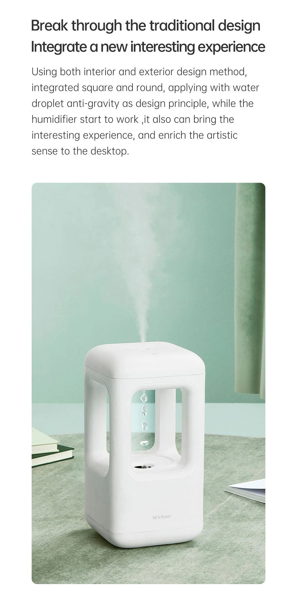 WinbenAntiGravityLevitatingWaterDropHumidifier500mlWaterTankDualHumidificationModeSmartAnti-Drying-1998099-3