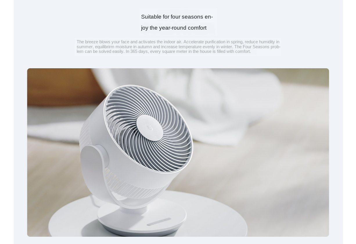 XiaomiMijiaDCFrequencyConversionAirCirculationFanHighAirVolume3DCirculationSwingHeadWorksWithMiHomeA-2008757-7