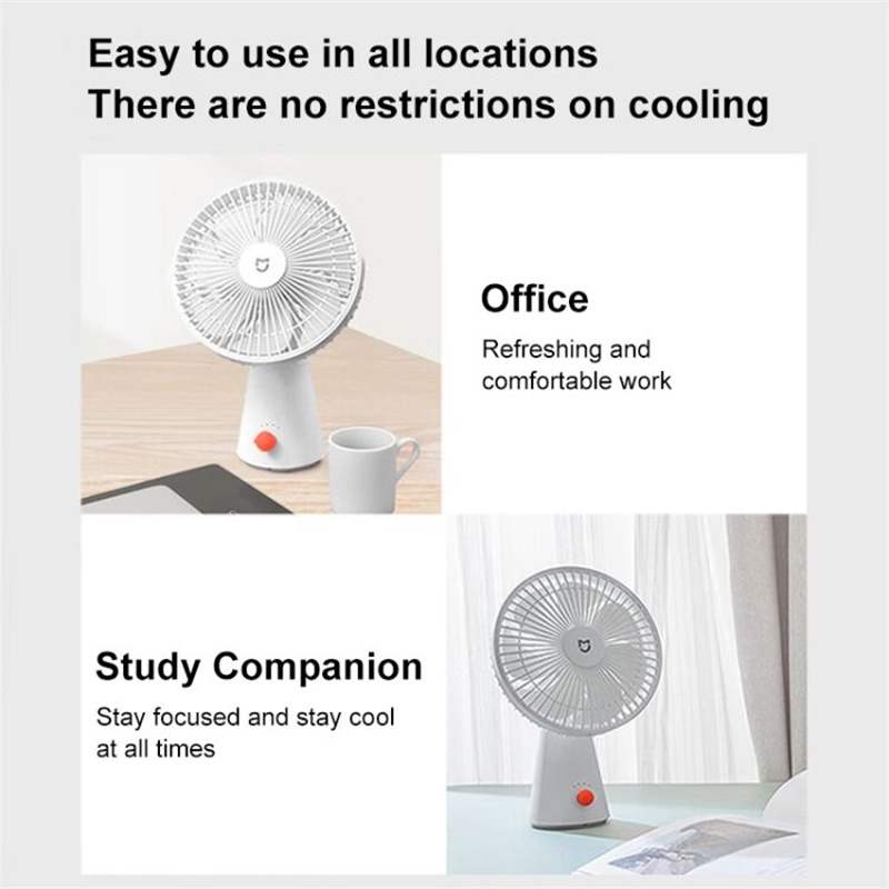 XiaomiMijiaHandheldElectricType-CFansMiniPortableOutdoorFanwithRechargeable4000mAhFoldableHandleDesk-2008703-3