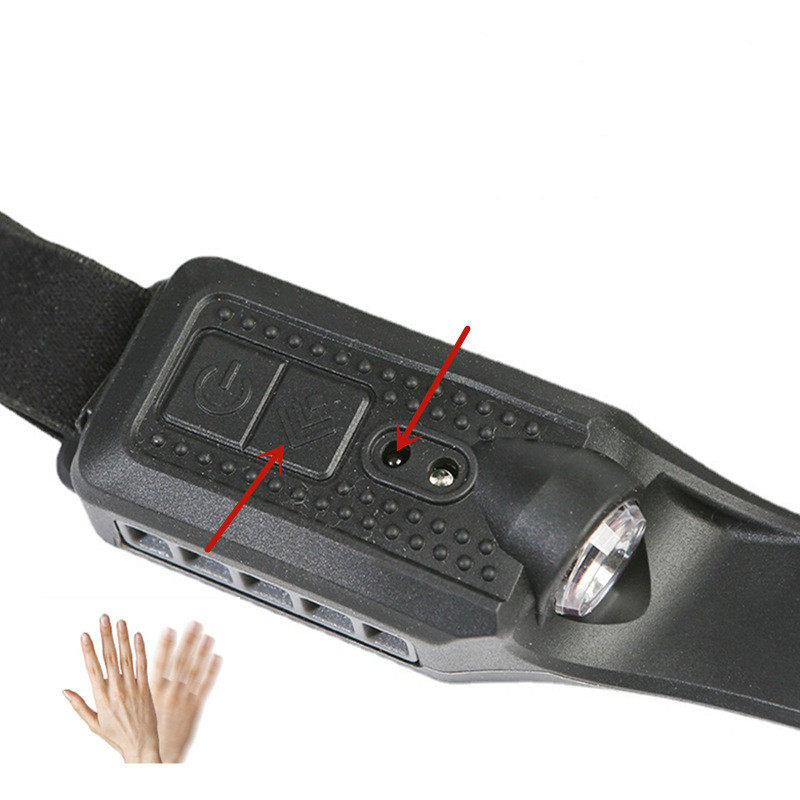 2XPE1COBLEDHeadlampSensor5ModesType-CRechargeableHeadlightOutdoorFlashlightTorch-1986525-5