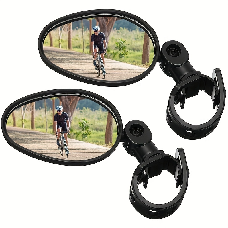 2pcsBikeMirrors360DegreeAdjustableRotatableHandlebarMirrorWideAngleBicycleRearViewMirrorForMountainR-1991141-1