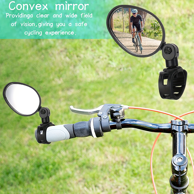 2pcsBikeMirrors360DegreeAdjustableRotatableHandlebarMirrorWideAngleBicycleRearViewMirrorForMountainR-1991141-2