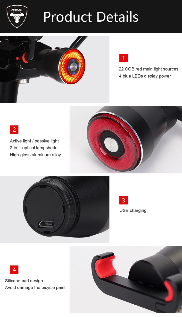 ANTUSIQ5BikeTaillightIntelligentbrakingsensor400mAhBattery3LightModesUSBChargingIP65WaterproofWear-r-2008398-8
