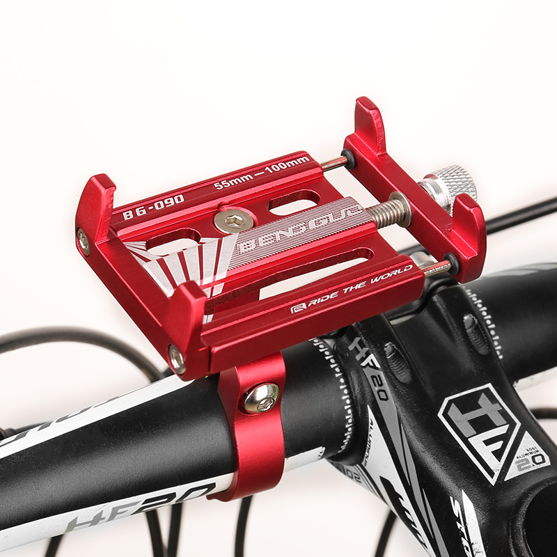 AluminumAlloyPhoneHolder35-65AdjustablePhoneClipStandShockproofPortableBikeHolderPhoneBracketForCycl-1981658-8