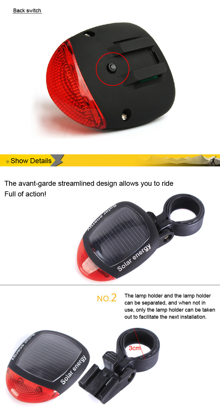 BIKEONOTailLightBikeLightCyclingSafetySolarTailLightRechargeableUSBLedBicycleAccessoriesWarningLight-1980949-5