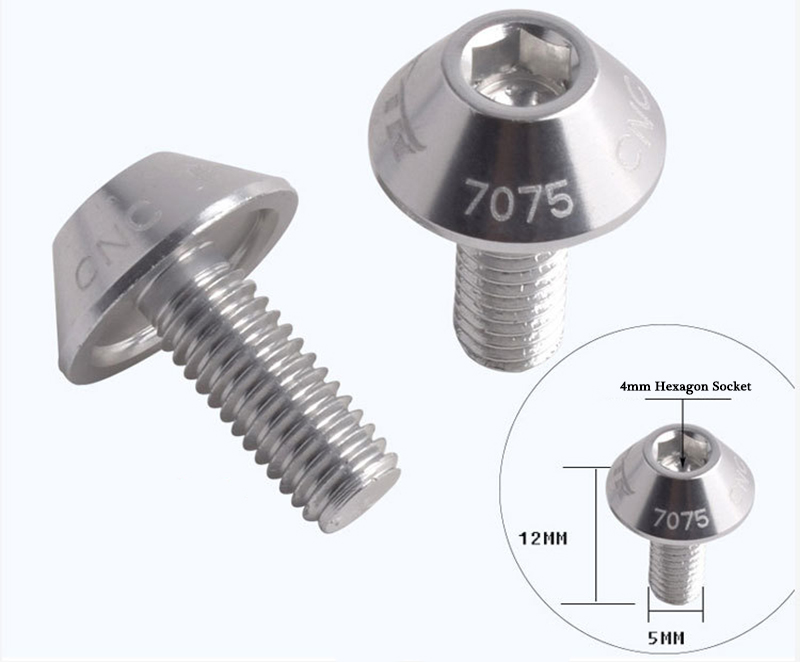 BIKIGHTAluminumAlloyBikeBicycleWaterBottleHolderCNCScrewMountCageBracketScrew-1372627-2