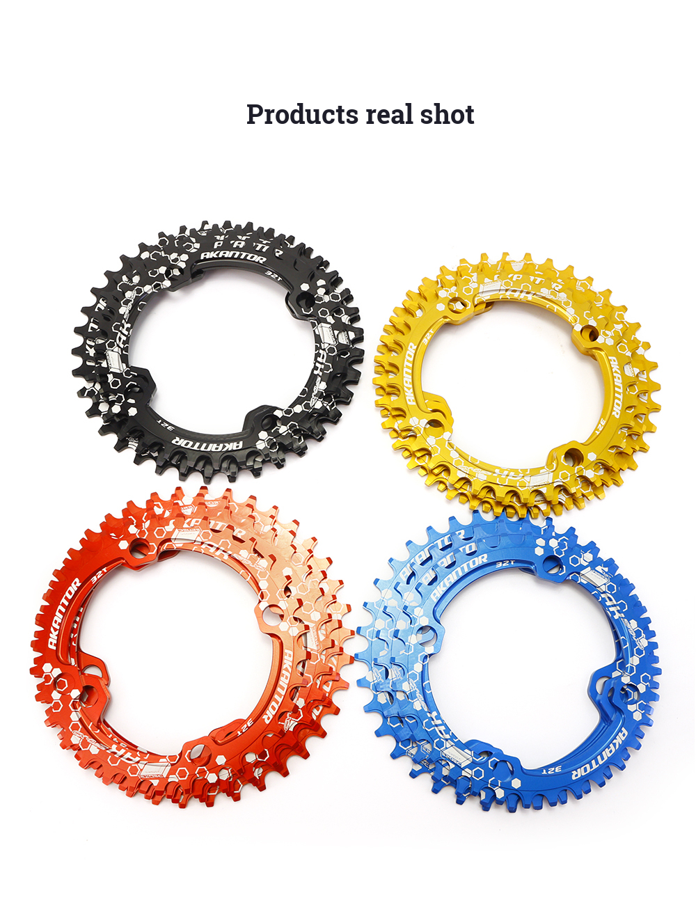 BIKIGHTBCD104Chainring32343638TMountainBikeDiscsBikeComponentsRoundNarrowWideChainringBicycleChainwh-1806762-4