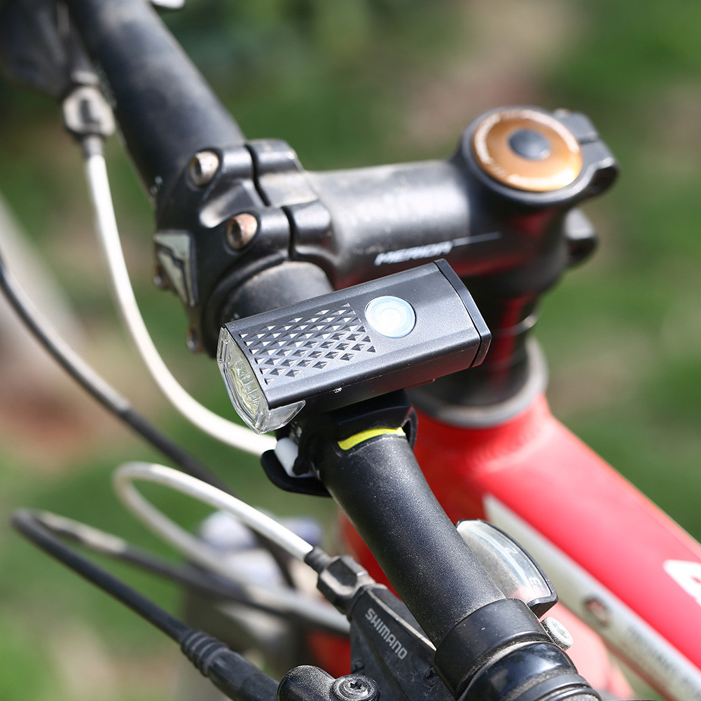BIKIGHTBicycleLightSet300lm3ModesBikeHeadlightFrontLamp4ModesSafetyWarningTaillightUSBRechargeableWa-1877257-4
