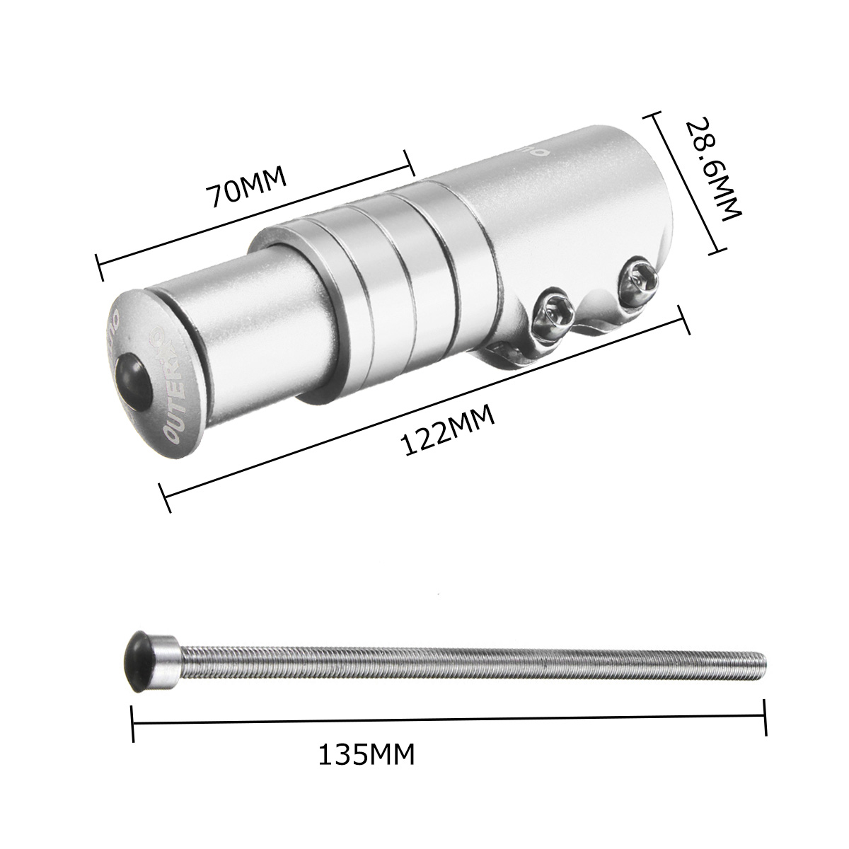 BIKIGHTBicycleMTBBikeHandlebarForkStemRiserRiseUpExtenderHeadUpAdaptor-1146202-2