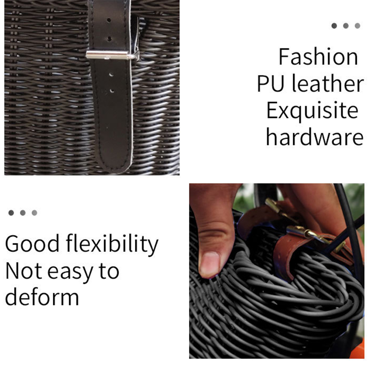 BIKIGHTBikeFrontBasketSoftDetachableHangingBikeBasketFrontHandlebarBagOutdoorCycling-1813388-8