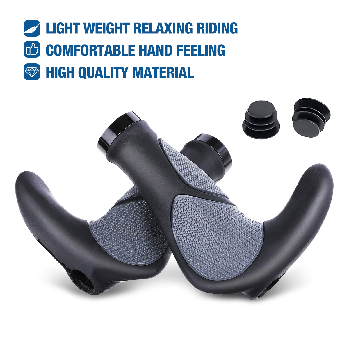 BIKIGHTBikeGripsNon-slipComfortWaterproofBikeHandlebarGripsforMTBRoadBike-1714568-6