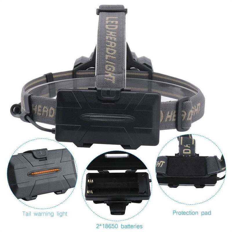 BIKIGHTLEDRechargeableHeadlampSuperBrightLED6ModesWaterproofLightweightHeadlampforCampingOutdoorSpor-2015550-4