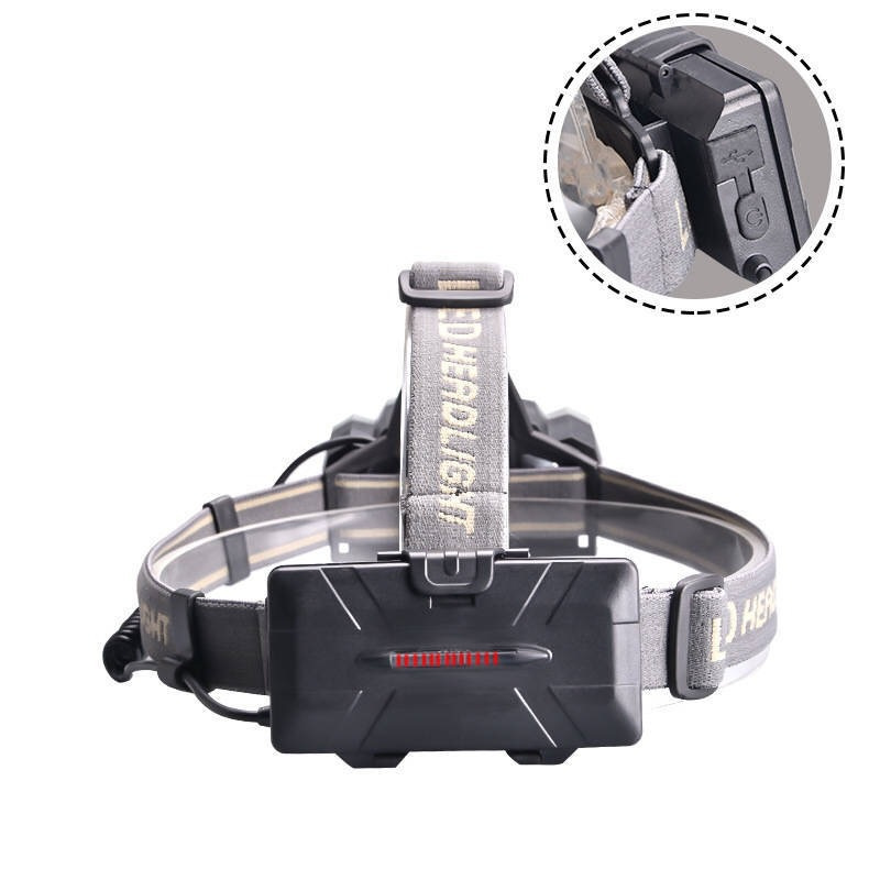 BIKIGHTLEDRechargeableHeadlampSuperBrightLED6ModesWaterproofLightweightHeadlampforCampingOutdoorSpor-2015550-8
