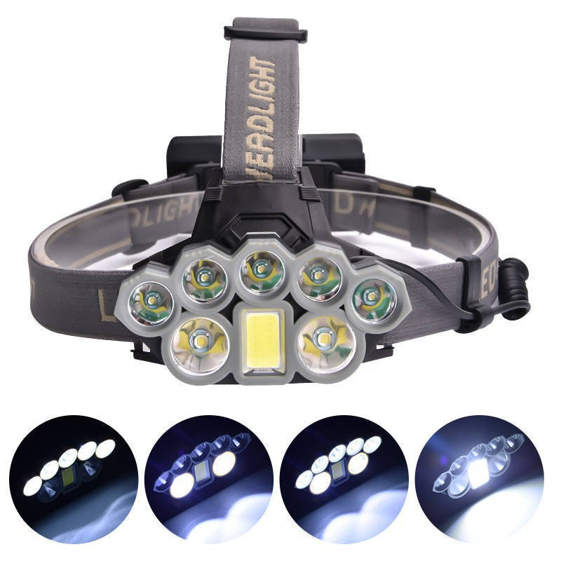 BIKIGHTLEDRechargeableHeadlampSuperBrightLED6ModesWaterproofLightweightHeadlampforCampingOutdoorSpor-2015550-9