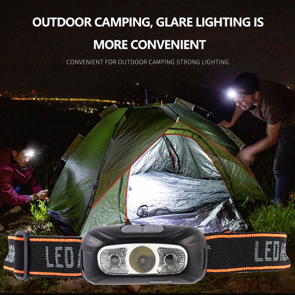BIKIGHTMiniUSBRechargeableXPG2LEDHeadlampSensorHeadlightCampingFlashlightOutdoorLightFishingPortable-1977756-2