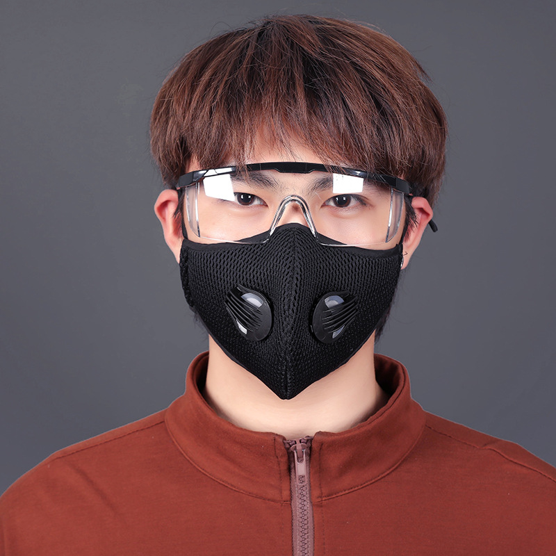 BIKIGHTUnisexDustproofCyclingFaceMaskBreathableActivatedCarbonRespiratorMaskForCyclingRunning-1655010-1