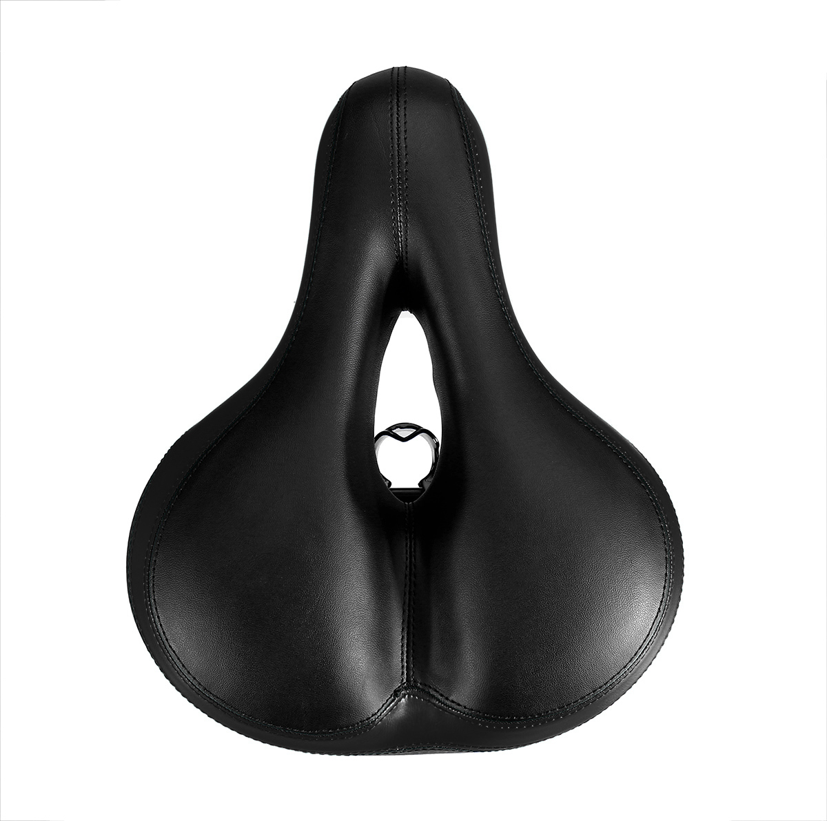 BIKIGHTWideBumCyclingSprungBikeSaddleBicycleSeatGelCushionComfortSoftSaddlesWithReflectiveStripe-1759891-8