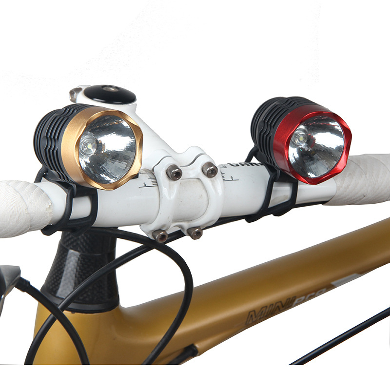 BicycleHeadlightUSBLEDRechargeableSetMountainBikeHandlebarLightCyclingFrontBackLampFlashlightBikeAcc-1981110-2